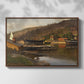 Landingsbrygge Husvik, Drøbak, 1875 - Floater Framed Canvas Print