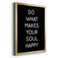 Soul Happy - Modern Framed Canvas Print