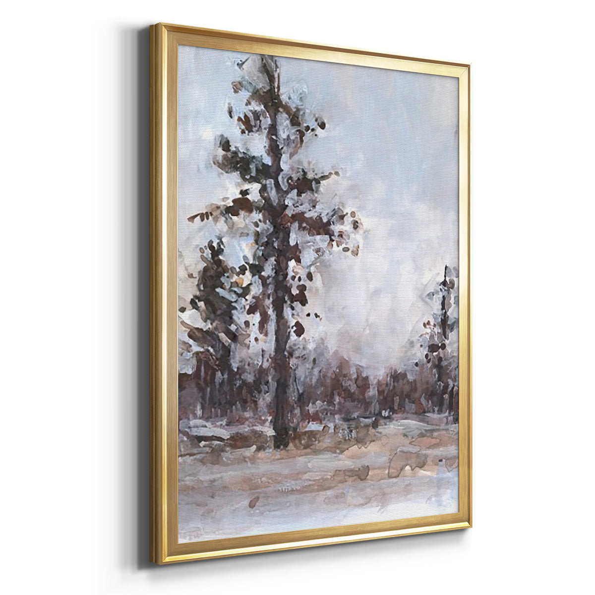 Vintage Tree Moment I - Modern Framed Canvas Print