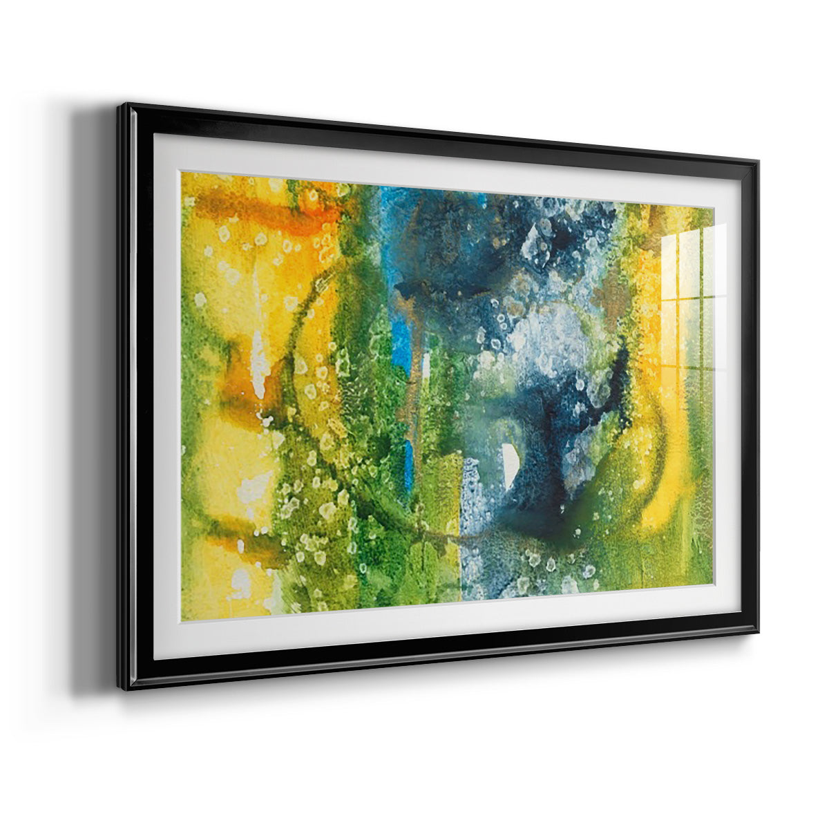 Aquatic Energy III - Modern Framed Art Print