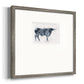 Long Horn Alt V2 - Double Matboard Framed Print