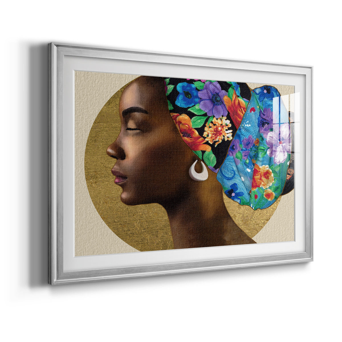 Golden Lady II Premium Framed Print - Ready to Hang