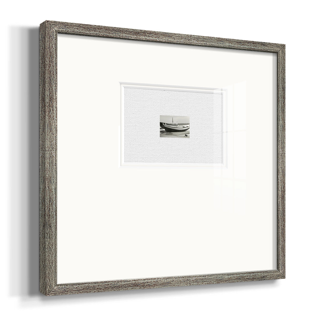 Vintage Rowboat III Premium Framed Print Double Matboard