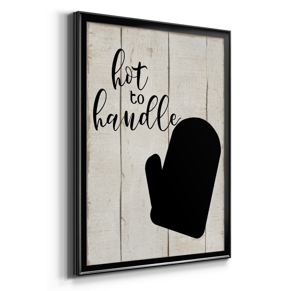 Hot To Handle - Modern Framed Canvas Print