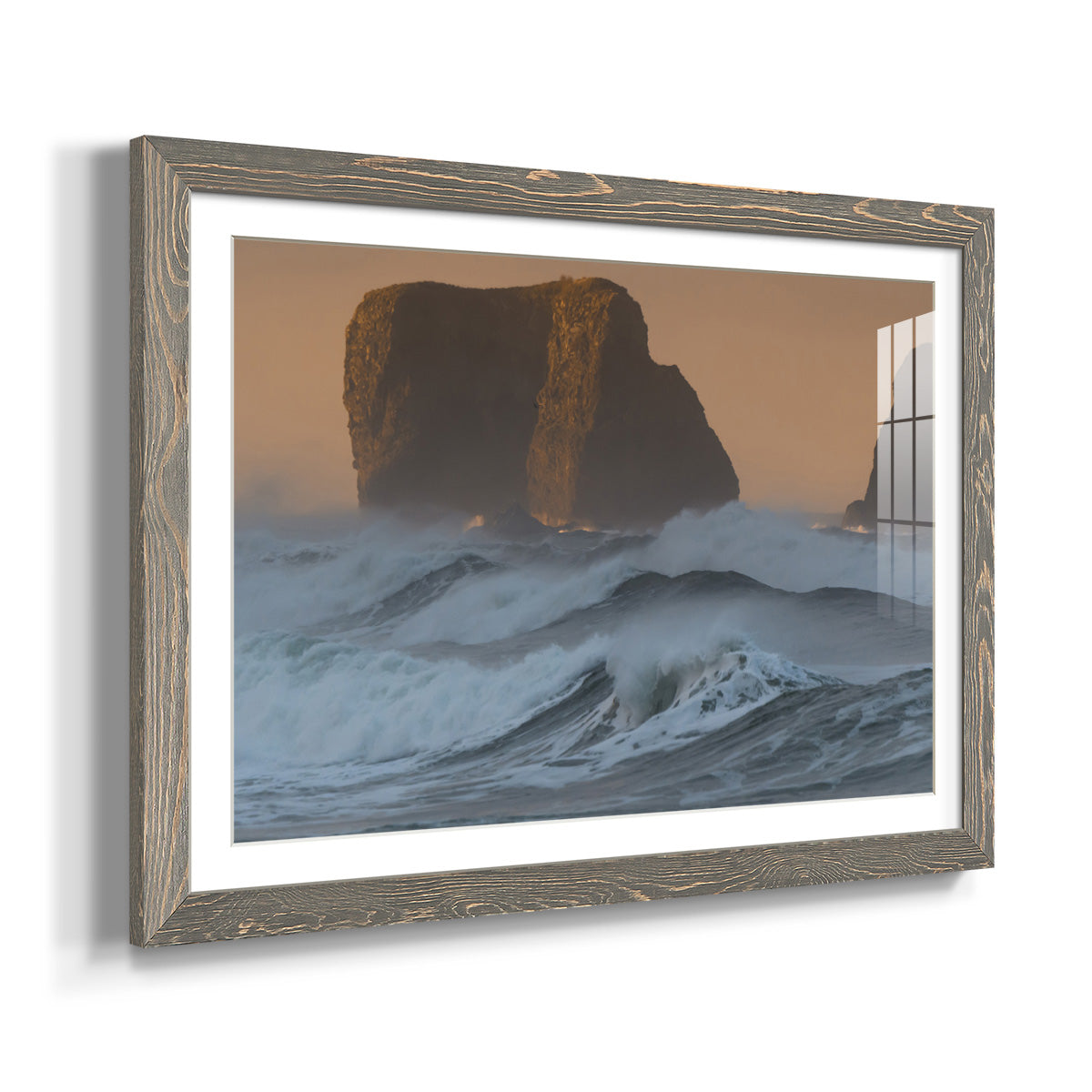 To the Shore - Barnwood Framed Art Print