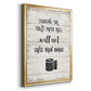 Changing the Roll - Modern Framed Canvas Print