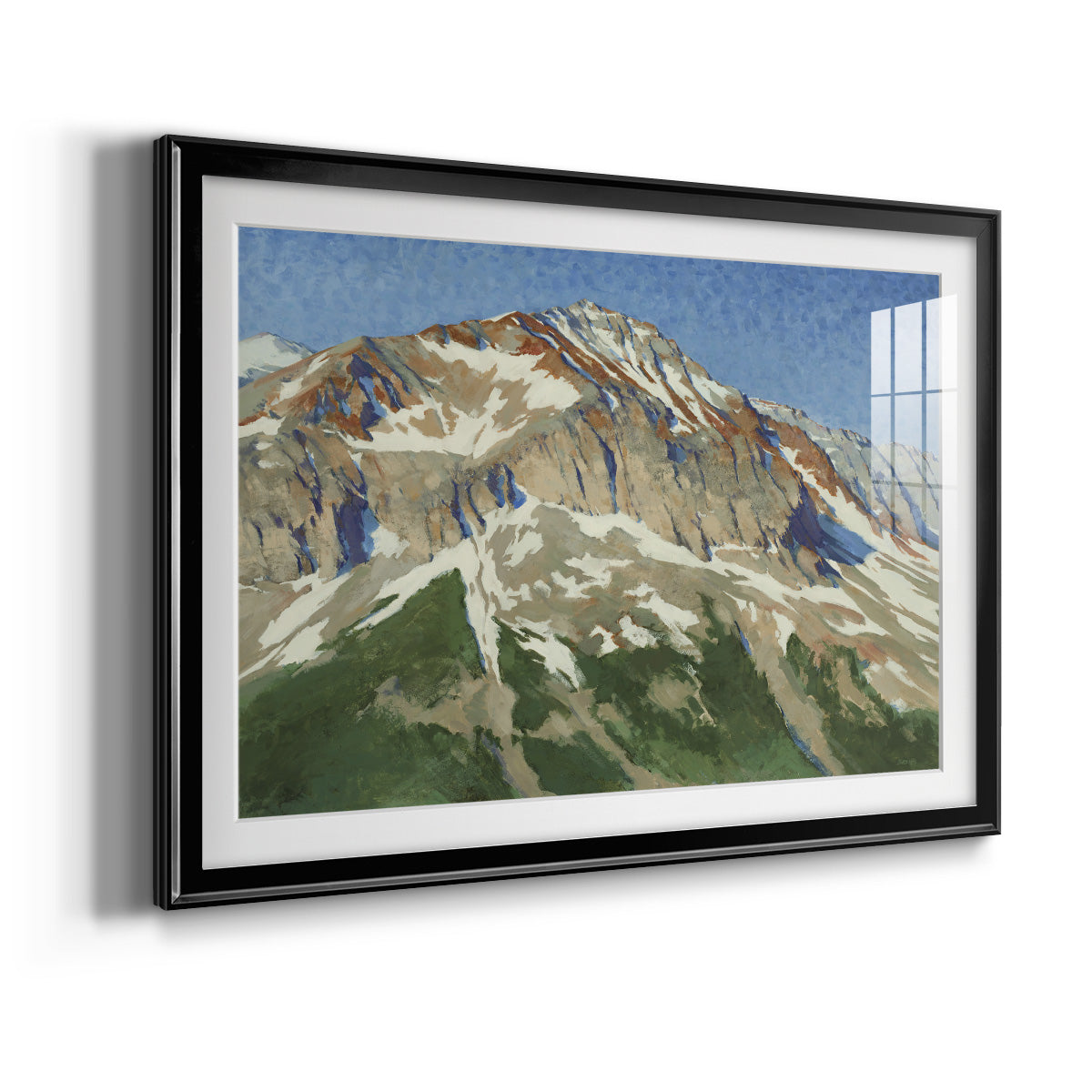 Vermillion Ascent Premium Framed Print - Ready to Hang