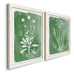 Green Botanical I - Premium Framed Canvas 2 Piece Set - Ready to Hang