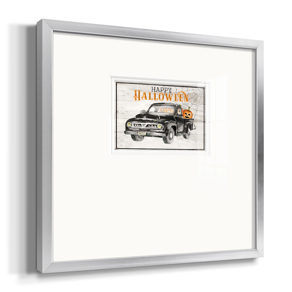 Happy Halloween Premium Framed Print Double Matboard