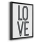 Bold Love II - Modern Framed Canvas Print
