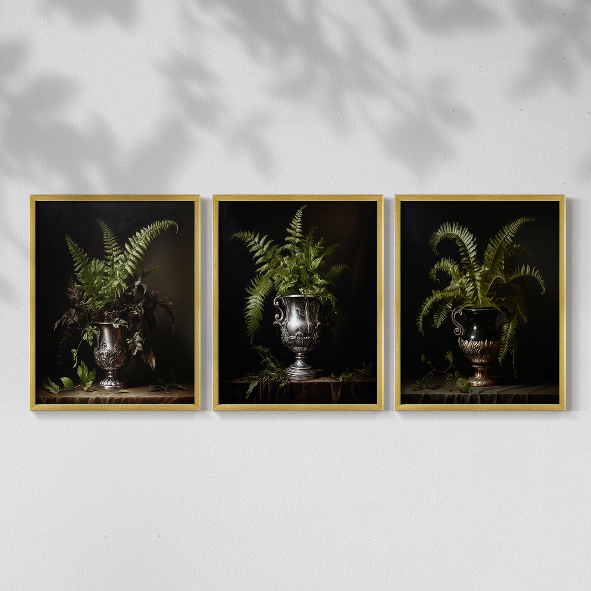 Floral Study Series LXXI - Restickable Framed Art Set