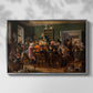 An Auction Scene, 1835 - Floater Framed Canvas Print