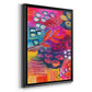 Vivaciously Changing I - Modern Framed Canvas Print