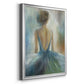 Lady in Blue -  Framed Canvas Print