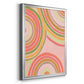 Abstract Rainbow I - Modern Framed Canvas Print