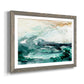 Sea Foam Flow I - Barnwood Framed Art Print