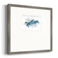 Blue Turtle II - Double Matboard Framed Print