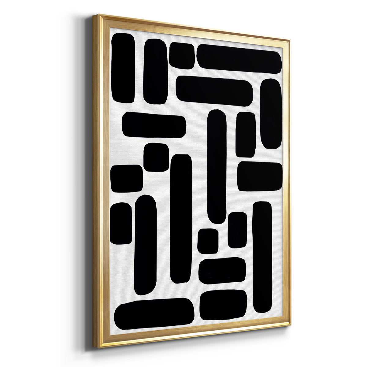 Shuffle IV - Modern Framed Canvas Print