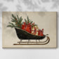 Gilded Yule at Dawn - Canvas Art Print