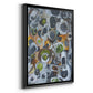 Big Sur Stones and Kelp - Modern Framed Canvas Print