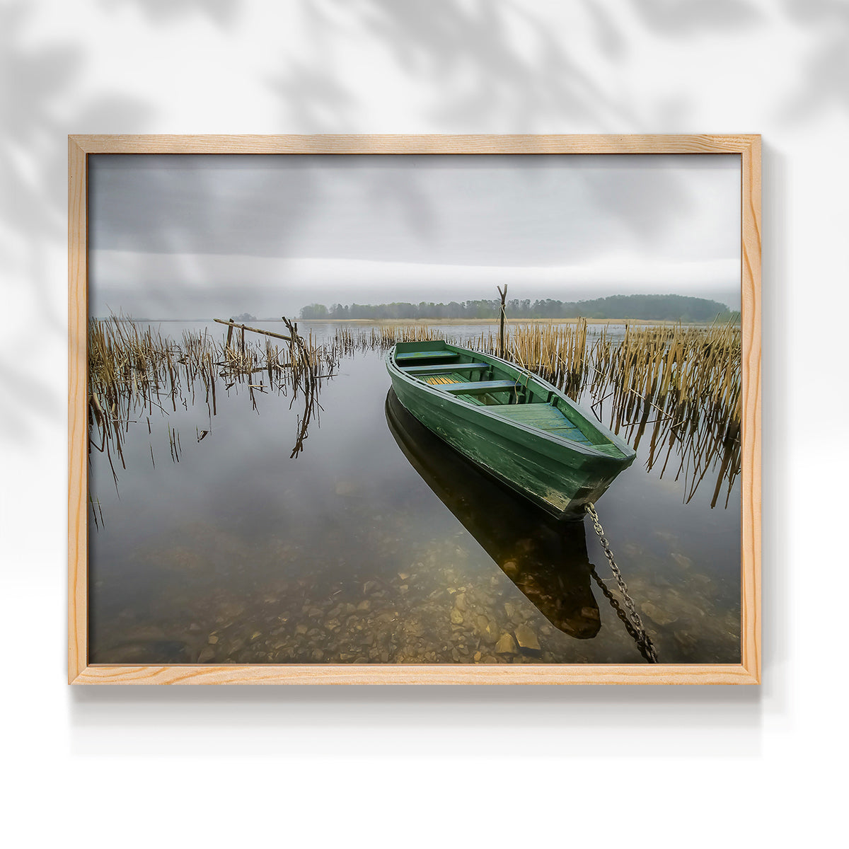 45429,boat,water,reeds,lake,nature,overcast,sky,tranquil,calm,greenery,afternoon,reflection,tethered,landscape,serenity,outdoor,fishing,solitude,stillness,peaceful,horizon,shoreline,environment,natural,scenery,rustic,cozy,wildlife,moored,setting,dock,pond,weather,rural,atmosphere,beauty,aquatic,preserve,Re-stickable,Nautical & Beach