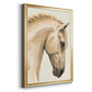 Golden Palomino I - Modern Framed Canvas Print