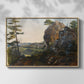 Landscape with the Balbersteine near Miesenbach, 1839 - Floater Framed Canvas Print