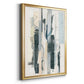 Paper Strata I - Modern Framed Canvas Print
