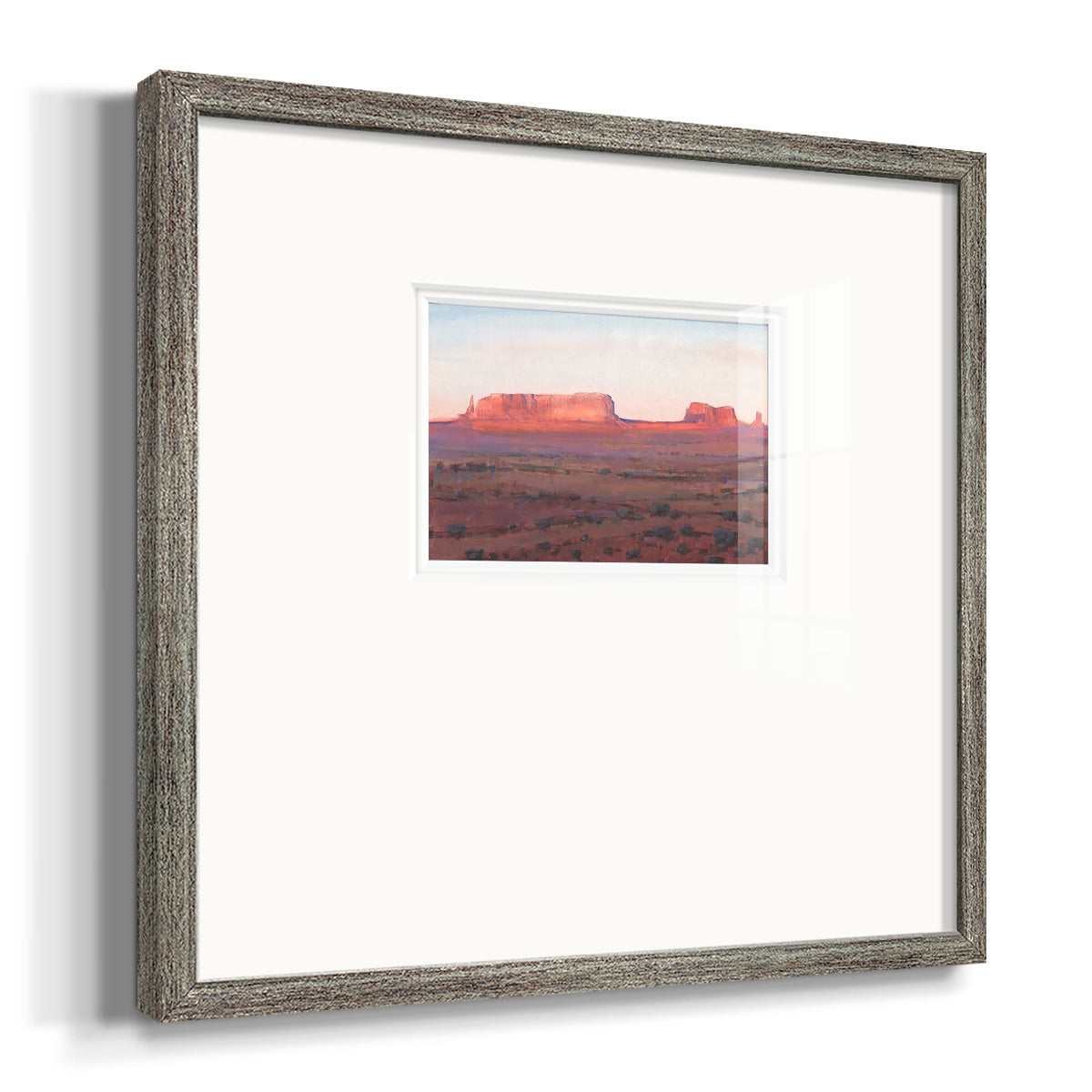 Red Rocks at Dusk I Premium Framed Print Double Matboard