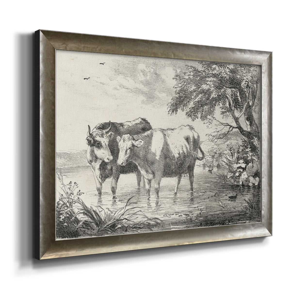 Rural Charms II Premium Framed Canvas- Ready to Hang