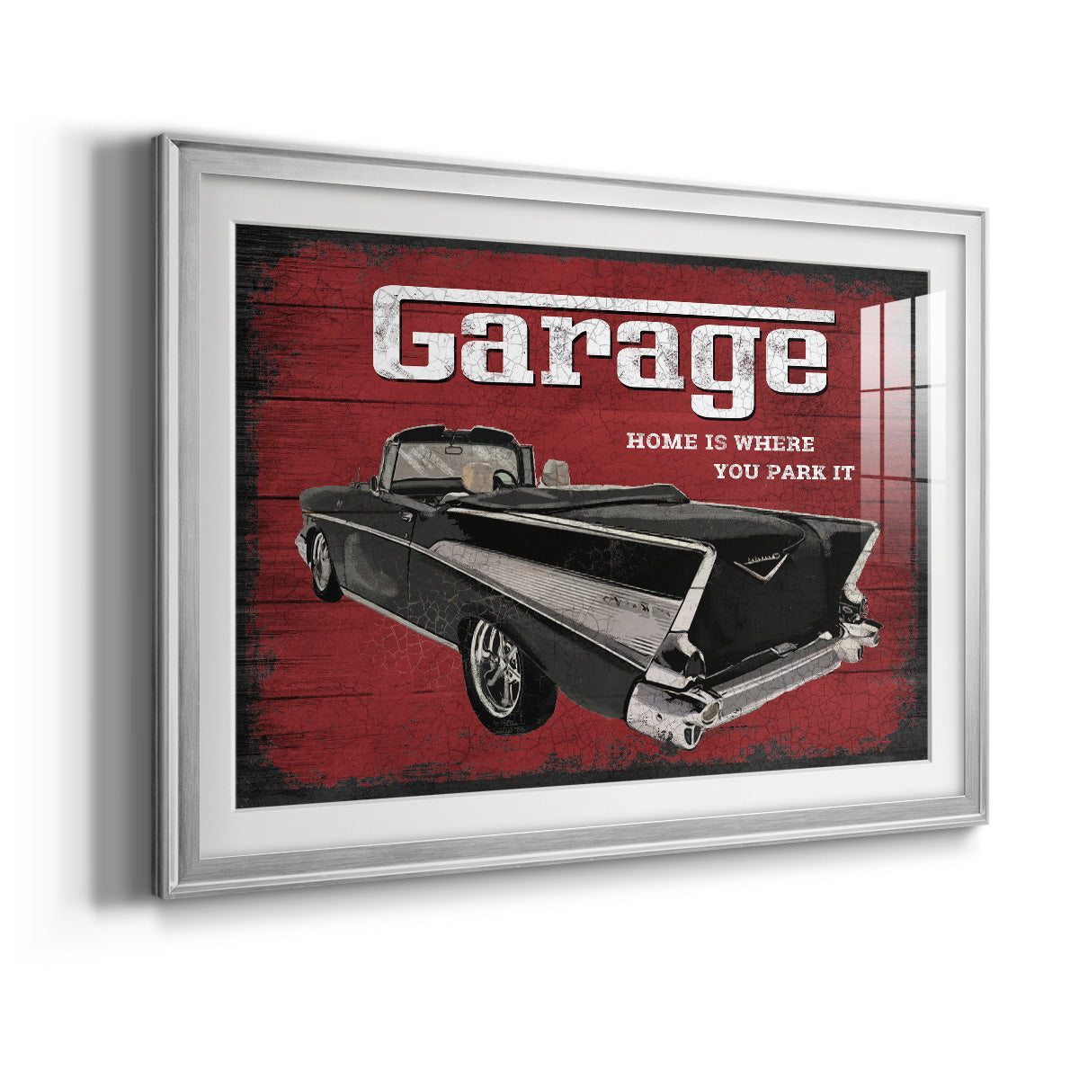 The Garage Premium Framed Print - Ready to Hang