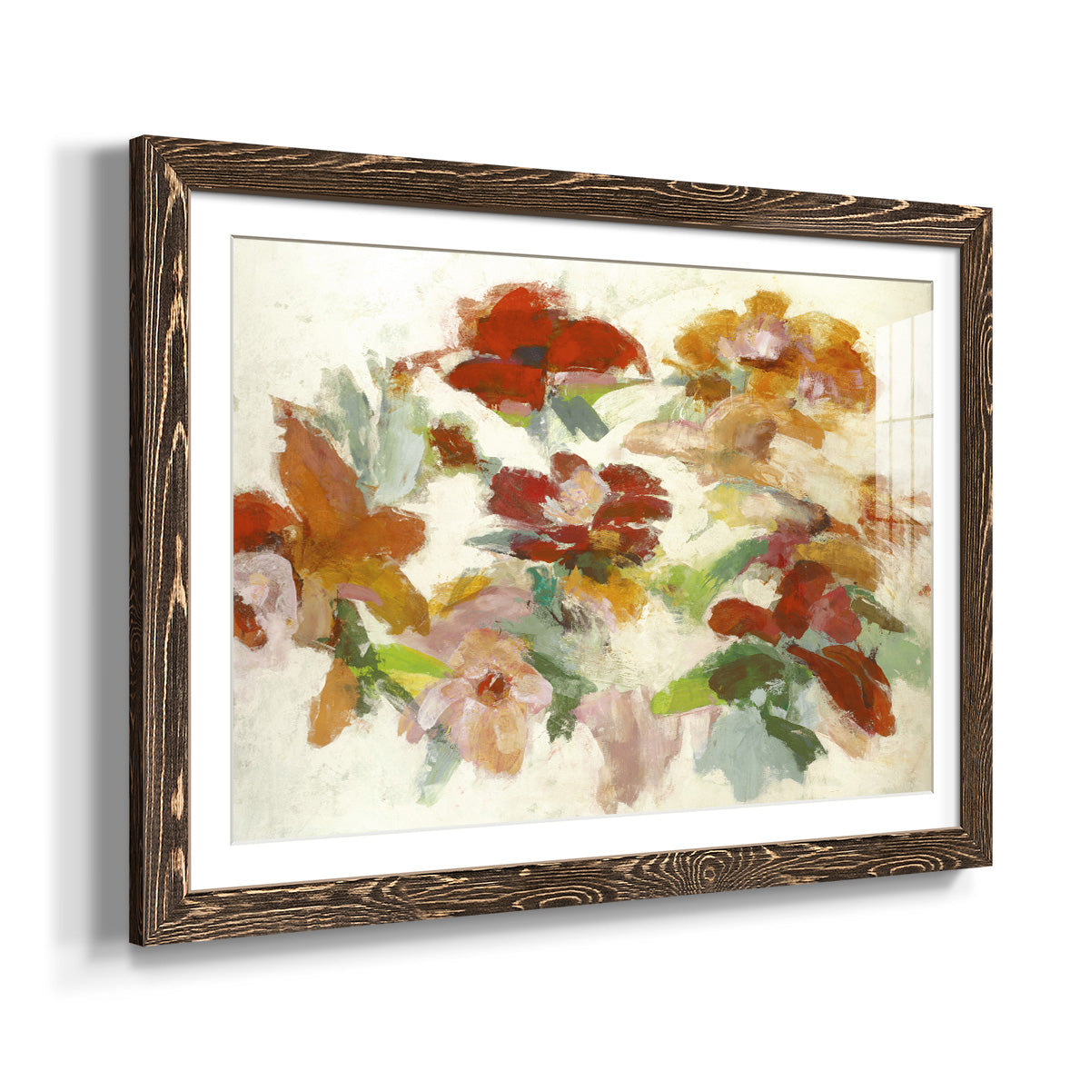 Floral Impressions V1-Premium Framed Print - Ready to Hang