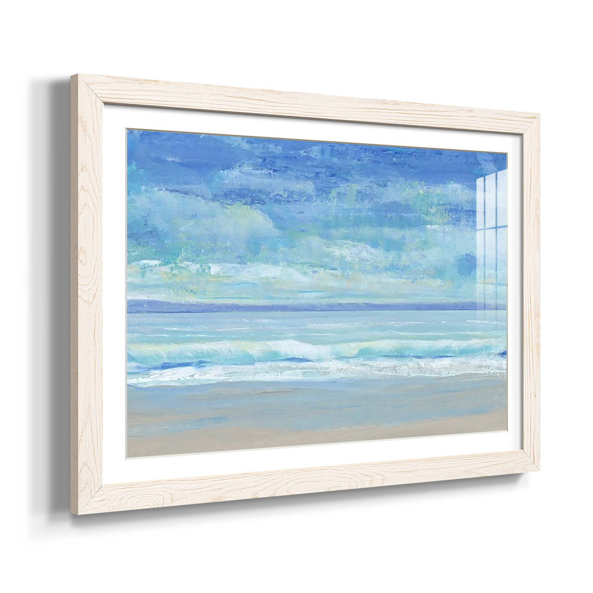 Rolling Surf II - Barnwood Framed Art Print
