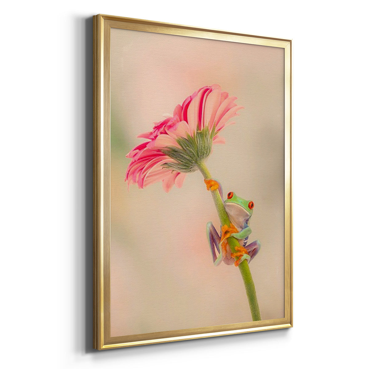 Hanging On I - Modern Framed Canvas Print