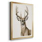 Handsome Whitetail I - Modern Framed Canvas Print