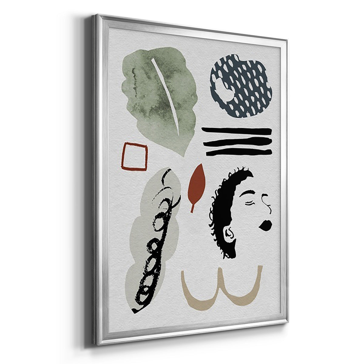 Collected Mindfulness III - Modern Framed Canvas Print