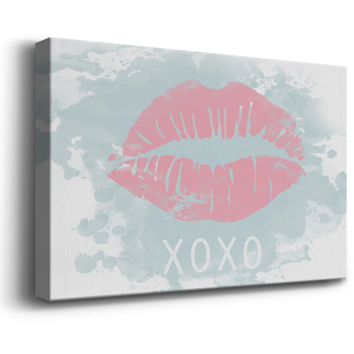 XOXO in Color Premium Gallery Wrapped Canvas - Ready to Hang