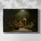 Low Church Devotion (Haugianerne), 1848 - Floater Framed Canvas Print