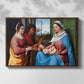 Sacred Conversation, c. 1505 - Floater Framed Canvas Print