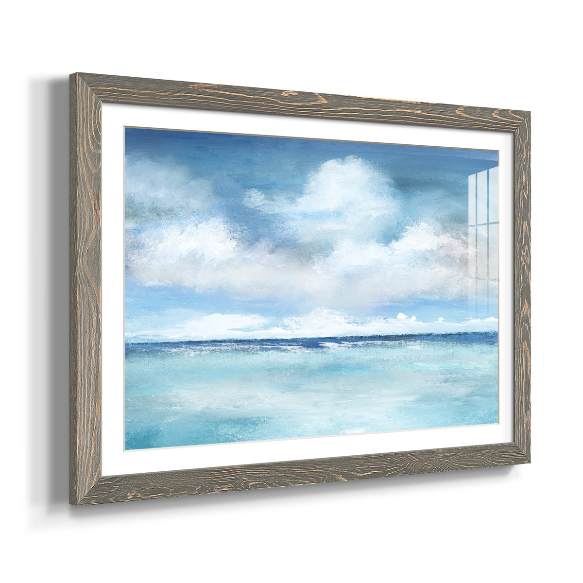 Caribbean Clouds - Barnwood Framed Art Print