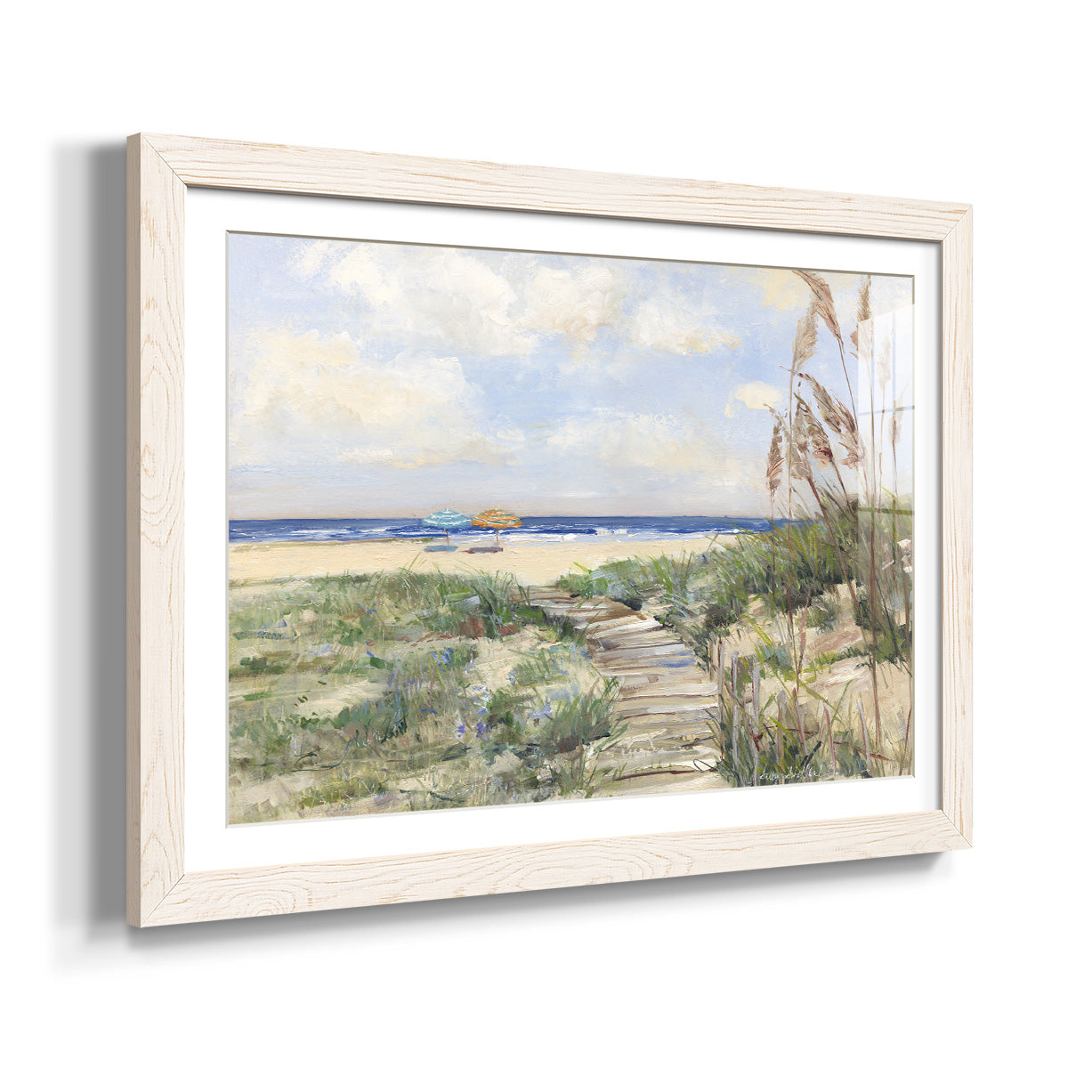 Summer Seas - Barnwood Framed Art Print