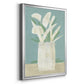 Muted Spring Arrangement IV - Modern Framed Canvas Print