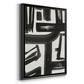 Inkwell Intersect II - Modern Framed Canvas Print