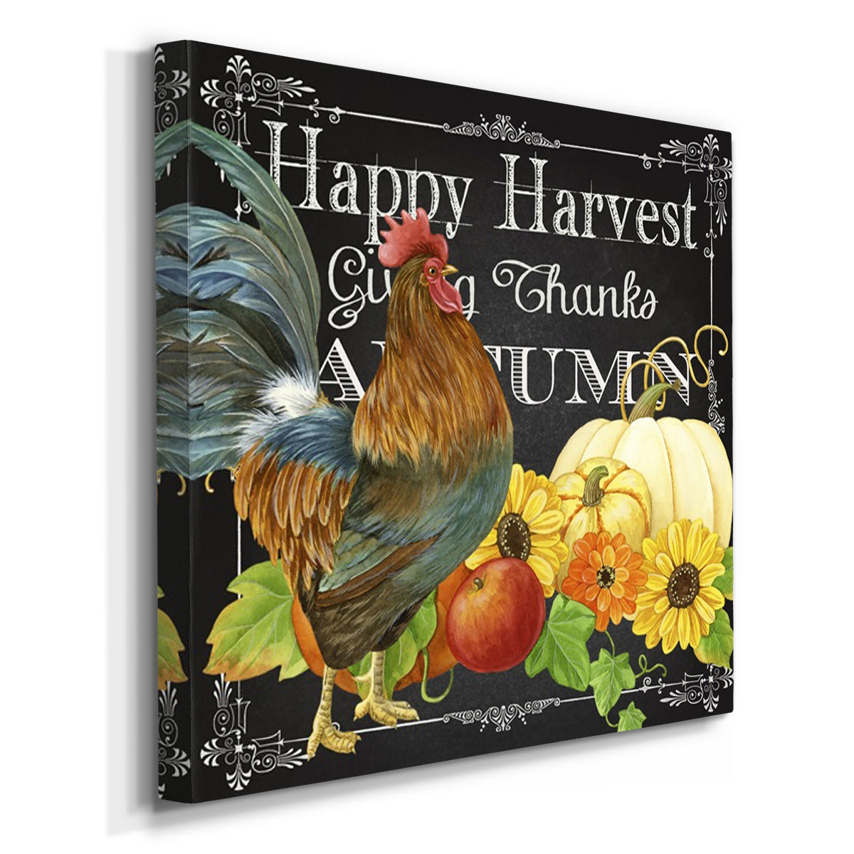 Harvest Greetings III-Premium Gallery Wrapped Canvas - Ready to Hang