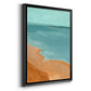 Out on the Sandbar II - Modern Framed Canvas Print