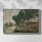 Landscape at Arleux-du-Nord, c. 1871-1874 - Floater Framed Canvas Print