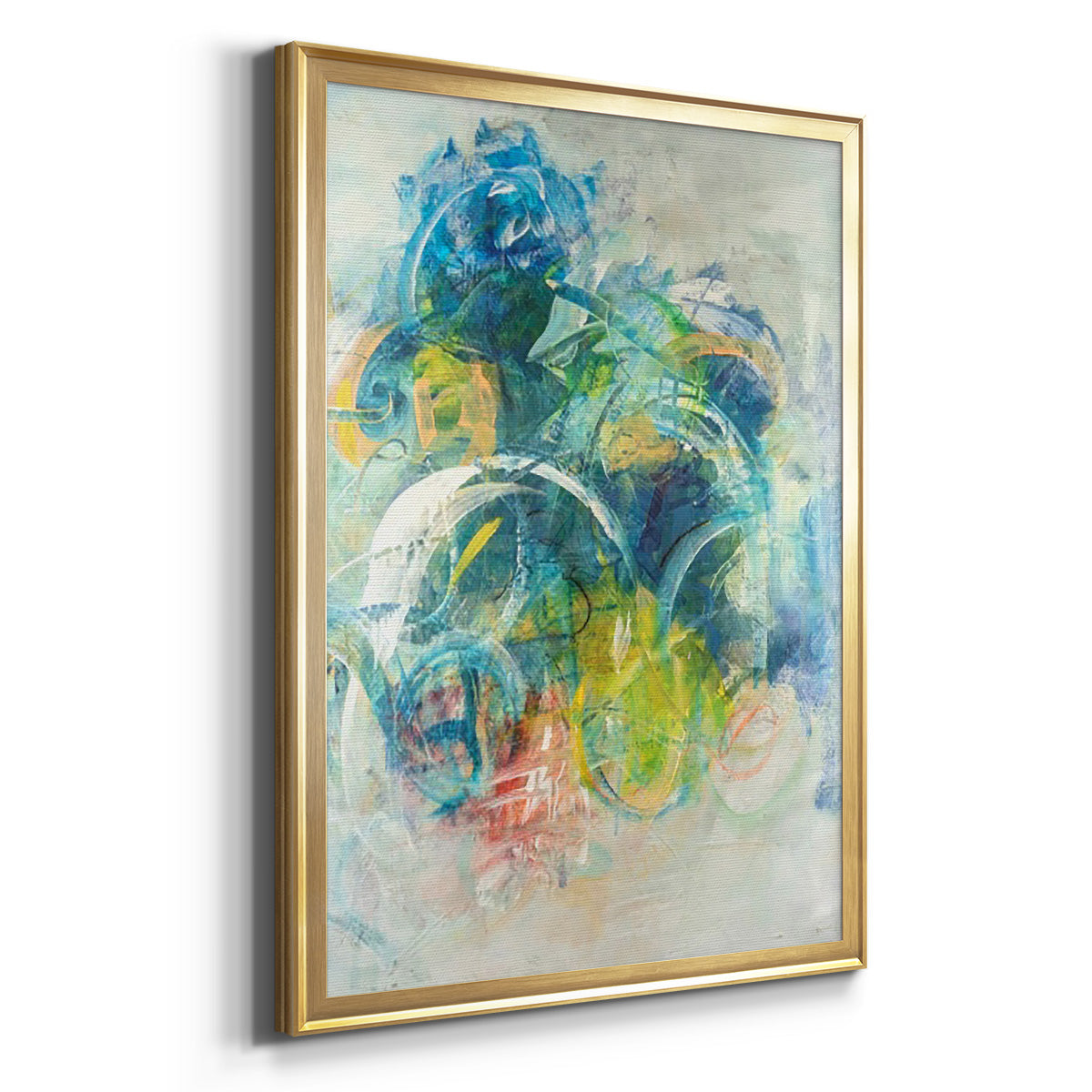 Silent Energy I - Modern Framed Canvas Print