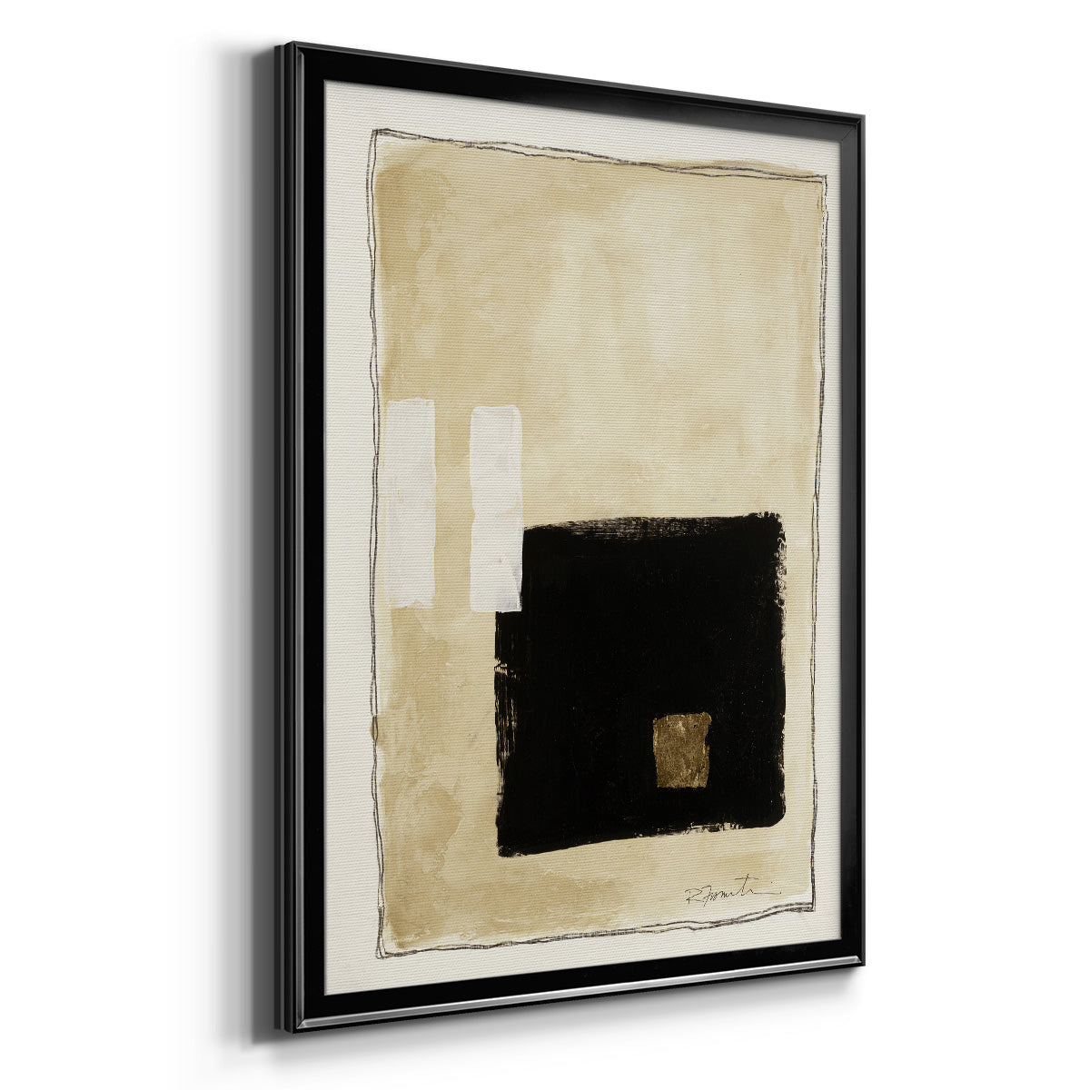 Inner Musing I - Modern Framed Canvas Print