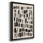 Chalk and Flint IV - Modern Framed Canvas Print