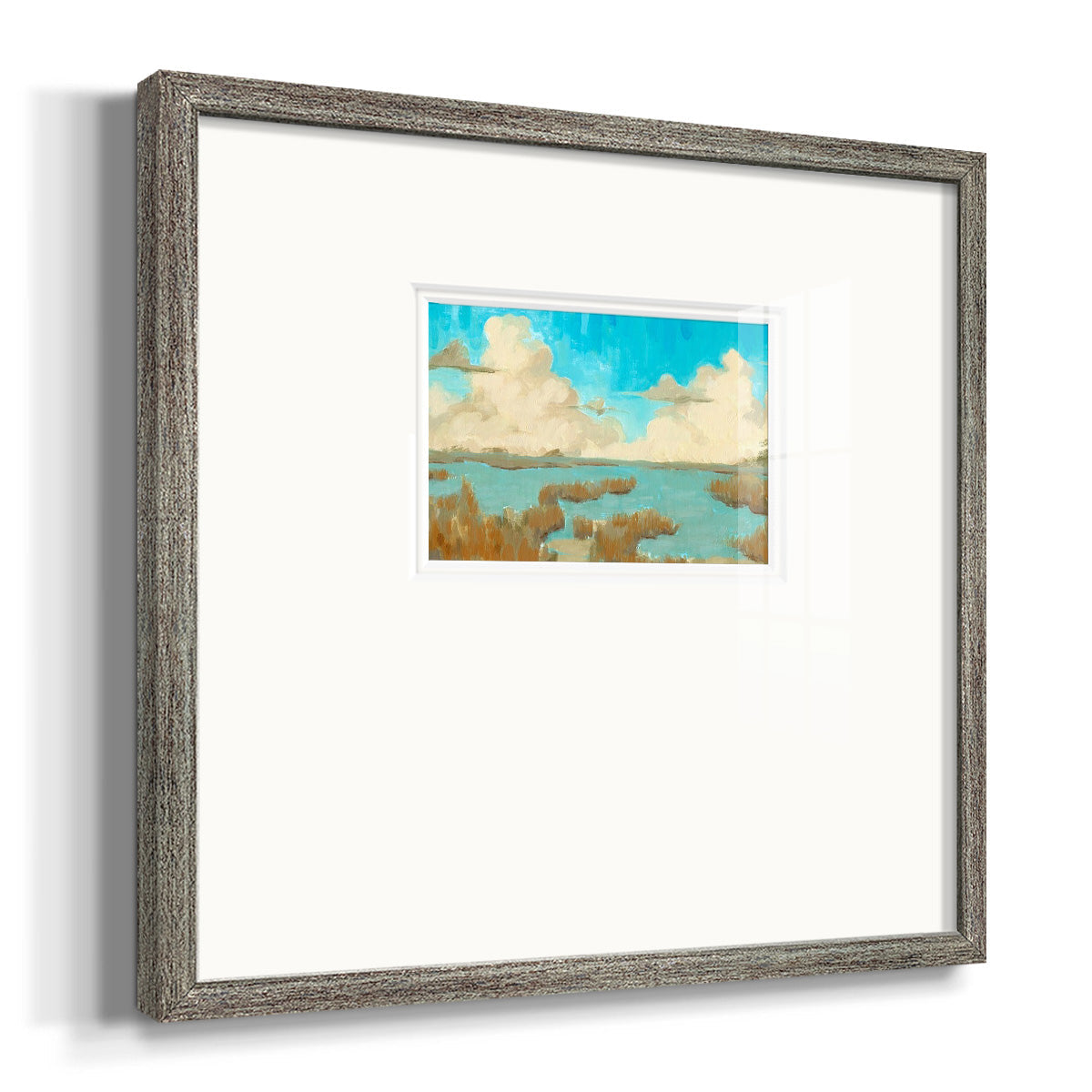 Fripp Island Water II Premium Framed Print Double Matboard